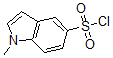 结构式 CAS# 859850-75-2, 1-甲基-1H-吲哚-5-磺酰氯