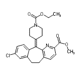 CAS 登录号：860010-37-3， 甲基8-氯-11-[1-(乙氧羰基)-4-哌啶基亚基]-6,11-二氢-5H-苯并[5,6]环庚并[1,2-b]吡啶-2-羧酸酯