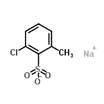 CAS 登录号：86014-89-3， 钠2-氯-6-甲基苯磺酸酯