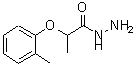 structure of CAS# 86098-42-2, 2-(2-Methylphenoxy)propanehydrazide;2-(2-methylphenoxy)propanehydrazide;2-(2-Methylphenoxy)propanohydrazide;MFCD03423128