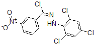 structure of CAS# 861363-66-8, alpha-[alpha-Chloro-m-nitrobenzal]-beta-(2,4,6-trichlorophenyl)-Hydrazine;N-(2,4,6-Trichlorophenyl)-3-Nitrobenzenecarbohydrazonoylchloride;N-(2,4,6-Trichlorophenyl)-3-