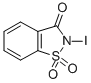 structure of CAS# 86340-94-5, N-Iodosaccharin;N-Iodosaccharin2-Iodo-1,2-Benzisothiazol-3(2H)One 1,1-Dioxide;2-IODO-1,2-BENZISOTHIAZOL-3(2H)ONE 1,1-DIOXIDE;N-Iodosaccharin, 95% 1GR
