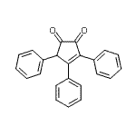 CAS#: 86504-33-8， 3,4,5-Triphenyl-3-cyclopentene-1,2-dione