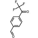 structure of CAS# 86988-50-3, 4-(Trifluoroacetyl)benzaldehyde;1-(4-Formylphenyl)-2,2,2-trifluoroethan-1-one;4-(2,2,2-trifluoroacetyl)benzaldehyde;4-(Trifluoroacetyl)benzaldehyde