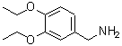 structure of CAS# 869942-88-1, 1-(3,4-Diethoxyphenyl)methanamine;(3,4-diethoxybenzyl)amine;(3,4-diethoxyphenyl)methanamine;(3,4-diethoxyphenyl)methylamine