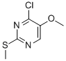 结构式 CAS# 87026-45-7, 4-氯-5-甲氧基-2-(甲硫基)嘧啶