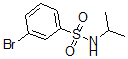 结构式 CAS# 871269-08-8, 3-溴-N-(1-甲基乙基)-苯磺酰胺