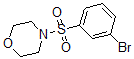 结构式 CAS# 871269-13-5, 4-[(3-溴苯基)磺酰基]-吗啉