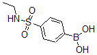 结构式 CAS# 871329-65-6, B-[4-[(乙基氨基)磺酰基]苯基]-硼酸