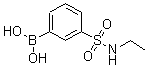 结构式 CAS# 871329-76-9, [3-(乙基氨基磺酰基)苯基]硼酸