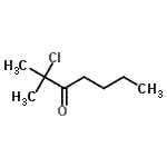 CAS#: 872610-87-2， 2-Chloro-2-methyl-3-heptanone