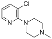 结构式 CAS# 87394-57-8, 3-氯-2-(4-甲基哌嗪-1-基)吡啶