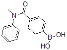 结构式 CAS# 874219-49-5, B-[4-[(甲基苯基氨基)羰基]苯基]-硼酸