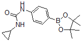 结构式 CAS# 874297-79-7, 4-[(环丙基氨基甲酰)氨基]苯硼酸频哪醇酯
