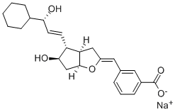 structure of CAS# 87440-45-7, Taprostene Sodium