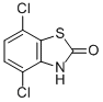 结构式 CAS# 87553-89-7, 4,7-二氯-2(3H)-苯并噻唑酮