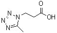 结构式 CAS# 876716-20-0, 3-(5-甲基-1H-四唑-1-基)丙酸