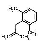 structure of CAS# 878812-96-5, 1,3-Dimethyl-2-(2-methyl-2-propen-1-yl)benzene;3-(2,6-Dimethylphenyl)-2-methyl-1-propene