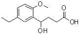 structure of CAS# 879053-63-1, 4-(5-Ethyl-2-methoxyphenyl)-4-hydroxybutanoic acid;4-(5-ethyl-2-methoxyphenyl)-4-hydroxybutanoic acid;4-(5-Ethyl-2-methoxy-phenyl)-4-hydroxy-butyric acid;4-(5-Ethyl-2-methoxy-phenyl)-4-hydroxy-butyricacid