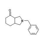 结构式 CAS# 879687-90-8, 2-苄基八氢-4H-异吲哚-4-酮