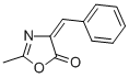 structure of CAS# 881-90-3, 2-Methyl-4-(Phenylmethylene)Oxazol-5(4H)-One;(4E)-2-Methyl-4-(Phenylmethylidene)-1,3-Oxazol-5-One;2-Methyl-4-(Phenylmethylene)Oxazol-5-One;(4E)-2-Methyl-4-(Phenylmethylene)Oxazol-5-One