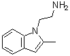 结构式 CAS# 883535-89-5, 2-(2-甲基-1H-吲哚-1-基)乙胺