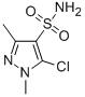 structure of CAS# 88398-46-3, 5-Chloro-1,3-Dimethyl-1H-Pyrazole-4-Sulfonamide;5-CHLORO-1,3-DIMETHYL-1H-PYRAZOLE-4-SULFONAMIDE