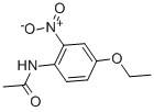 结构式 CAS# 885-81-4, N-(4-乙氧基-2-硝基苯基)乙酰胺