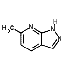 structure of CAS# 885269-66-9, 6-Methyl-1H-pyrazolo[3,4-b]pyridine;1H-Pyrazolo[3,4-b]pyridine, 6-methyl-;1H-PYRAZOLO[3,4-B]PYRIDINE,6-METHYL-;6-Methyl-1H-pyrazolo[3,4-b]pyridin