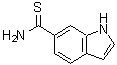 structure of CAS# 885272-19-5, 1H-Indole-6-carbothioamide;1H-Indol-6-carbothioamid;1H-Indole-6-carbothioamide;1H-Indole-6-carbothioamide