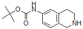 结构式 CAS# 885273-75-6, (1,2,3,4-四氢-6-异喹啉基)-氨基甲酸叔丁酯