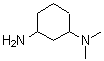 structure of CAS# 885280-64-8, N,N-Dimethyl-1,3-cyclohexanediamine;1,3-Cyclohexanediamine, N<sup>1</sup>,N<sup>1</sup>-dimethyl-;1-N,1-N-dimethylcyclohexane-1,3-diamine;N,N-Dimethyl-1,3-cyclohexandiamin
