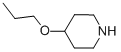 structure of CAS# 88536-11-2, 4-Propoxy-Piperidine;4-PROPOXY-PIPERIDINE