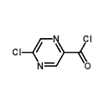 结构式 CAS# 88625-23-4, 5-氯-2-吡嗪甲酰氯