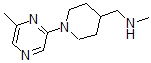 structure of CAS# 887922-91-0, N-Methyl-1-(6-Methyl-2-Pyrazinyl)-4-Piperidinemethanamine;4-[Methyl(Aminomethyl)]-1-(6-Methylpyrazin-2-Yl)Piperidine;N-Methyl-[1-(6-Methylpyrazin-2-Yl)Piperid-4-Yl]Methylamine
