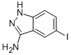 结构式 CAS# 88805-76-9, 5-碘-1H-吲唑-3-胺