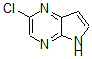 结构式 CAS# 889447-19-2, 2-氯-5H-吡咯并[2,3-b]吡嗪