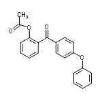 结构式 CAS# 890098-30-3, 2-(4-苯氧基苯甲酰基)苯基乙酸酯