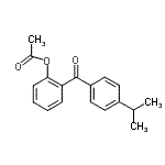 structure of CAS# 890098-36-9, 2-(4-Isopropylbenzoyl)phenyl acetate;2-Acetoxy-4'-isopropylbenzophenone