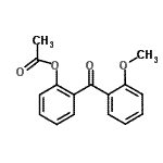 结构式 CAS# 890098-81-4, 2-(2-甲氧基苯甲酰基)苯基乙酸酯