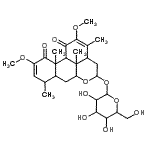 CAS#: 89200-08-8， 2,12-Dimethoxy-1,11-dioxopicrasa-2,12-dien-16-yl hexopyranoside
