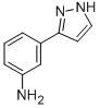 结构式 CAS# 89260-46-8, 3-(1H-吡唑-3-基)苯胺