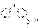 structure of CAS# 89374-79-8, 9-Methyl-9H-carbazole-3-carboxylic acid;9-Methyl-9H-carbazole-3-carboxylic acid;9-Methyl-9H-carbazole-3-carboxylic acid #;9-methylcarbazole-3-carboxylic acid