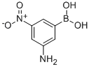 结构式 CAS# 89466-05-7, (3-氨基-5-硝基苯基)硼酸