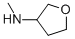 structure of CAS# 89487-67-2, Tetrahydro-N-Methyl-3-Furanamine;Methyl-(Tetrahydro-Furan-3-Yl)-Amine;3-FURANAMINE, TETRAHYDRO-N-METHYL-;N-METHYLTETRAHYDROFURAN-3-AMINE
