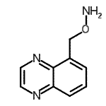 CAS 登录号：895589-27-2， 5-[(氨基氧基)甲基]喹喔啉