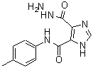 structure of CAS# 89562-41-4, 4-(Hydrazinocarbonyl)-N-(4-methylphenyl)-1H-imidazole-5-carboxamide;5-Hydrazinocarbonyl-1 H -imidazole-4-carboxylic ac;5-Hydrazi<wbr>nocarbony<wbr>l-1 H -im<wbr>idazole-4<wbr>-carboxyl<wbr>ic acid  <wbr>p -tolyla<wbr>mide;5-Hydrazi<wbr>nocarbony<wbr>l-1H-imid<wbr>azole-4-c<wbr>arboxylic<wbr> acid p-t<wbr>olylamide