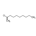 structure of CAS# 89632-03-1, 2-Chloro-1-decene;2-chloro-1-decene;2-Chlorodec-1-ene;2-chloro-N-phenylbutanamide