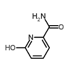 结构式 CAS# 89640-67-5, 6-羟基吡啶-2-甲酰胺