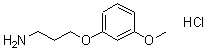 CAS#: 89718-96-7， 3-(3-Methoxyphenoxy)-1-propanamine hydrochloride (1:1)